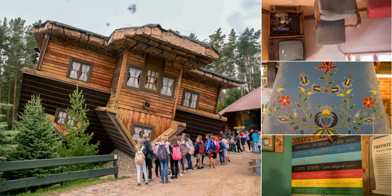 Dom do góry nogami i inne atrakcje na Pomorzu.