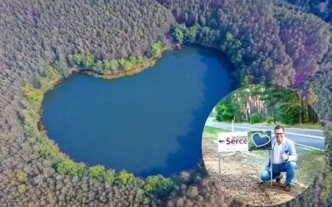 Jezioro w kształcie serca Lubuskie - romantyczna oaza spokoju