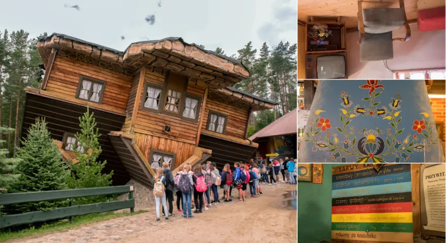Dom do góry nogami i inne atrakcje na Pomorzu.
